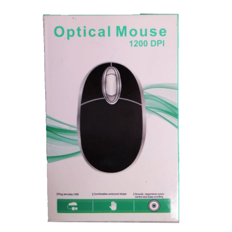 Board-x Mouse M01 Wired 1200 DPI 3 Buttons Black