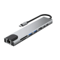 Board-x Hub 8-In-1 Usb-c Male to 4K HDMI, 100W PD, USB 3.0, RJ45 Ethernet, SD/TF Card Reader Female Board-x Hub 8-In-1 Usb-c Male to 4K HDMI, 100W PD, USB 3.0, RJ45 Ethernet, SD/TF Card Reader Female