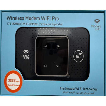 TENDA 4G Lte Portable Router E5785 N150 2.4 Ghz 3000mAh Internal Antennas