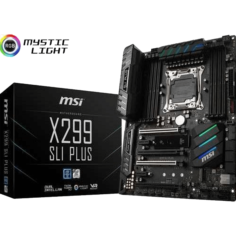 MSI Motherboard X299-SLI PLUS DDR4 Lga2066 911-7A93-006 MSI Motherboard X299-SLI PLUS DDR4 Lga2066 911-7A93-006