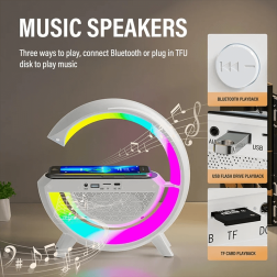 Board-X Speaker BT-3401 Led Wireless Charging, Bluetooth