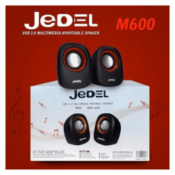 Jedel Speaker M600 USB, 3.5 BLACK/BLUE