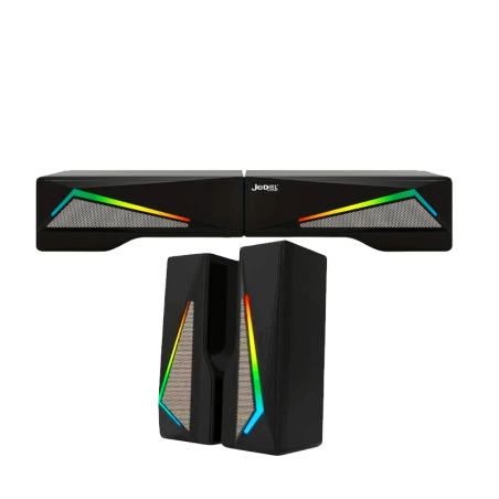 Jedel Speaker S-550 USB, 3.5 RGB BLACK