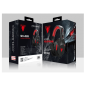 Jedel Headset GH233 3.5, USB WIRED BLACK/RED LIGHT Gaming