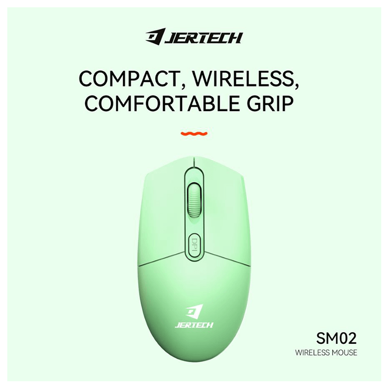 Jertech Mouse SM-02 2.4GHZ Wireless 1200 DPI 4 Silent Buttons