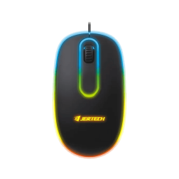 Jertech Mouse M500 Wired 4800 DPI 3 Buttons RGB Black