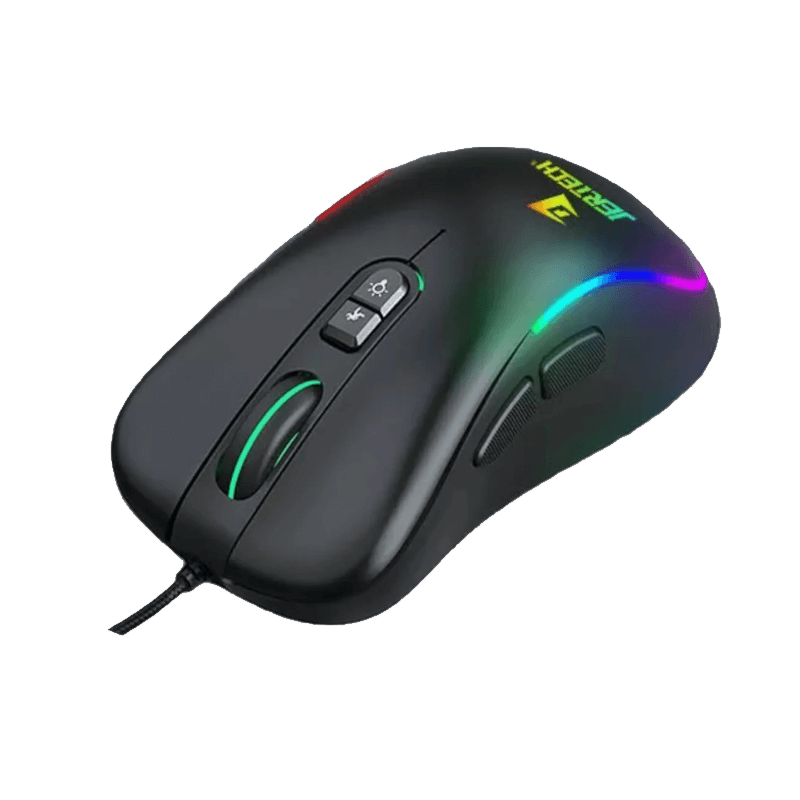 Jertech Mouse XP13 Wired 3600 DPI 7 Buttons RGB Black