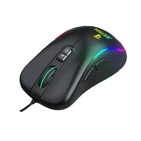 Jertech Mouse XP13 Wired 3600 DPI 7 Buttons RGB Black