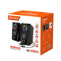 Jertech Speaker S6 USB, 3.5 RGB BLACK