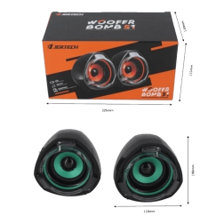 Jertech Speaker S1 USB, 3.5