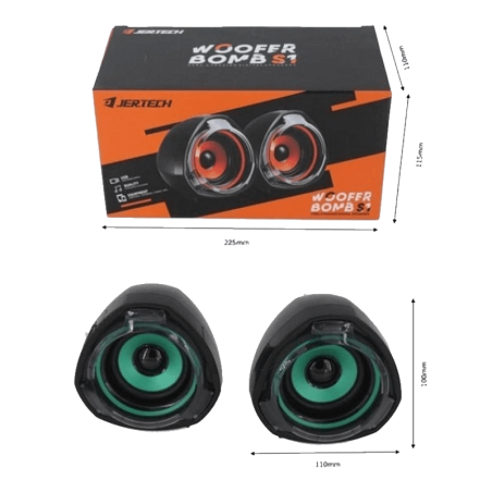 Jertech Speaker S1 USB, 3.5