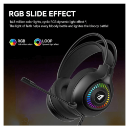 Jertech Headset HG01 2*3.5MM JACK, USB WIRED RGB Gaming
