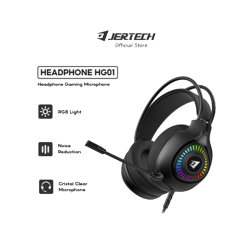 Jertech Headset HG01 2*3.5MM JACK, USB WIRED RGB Gaming