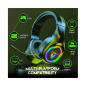 Jertech Headset G503 3.5, USB WIRED RGB BLACK Gaming
