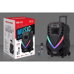 Board-x Speaker Karaoke NDR-V15 15 Inch, 1 Microphone