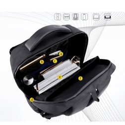 OKADE BACKPACK LAPTOP S006-120C BLACK 15.6"