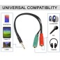 Board-x Audio Converter Line 1 Male To 2 Female Cord Two In One splitter Board-x Audio Converter Line 1 Male To 2 Female Cord Two In One splitter