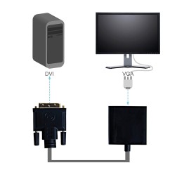 Board-x Converter From Dvi Male To Vga Female