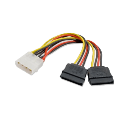 Board-x Cable From Ide MaleTo 2 Sata Male