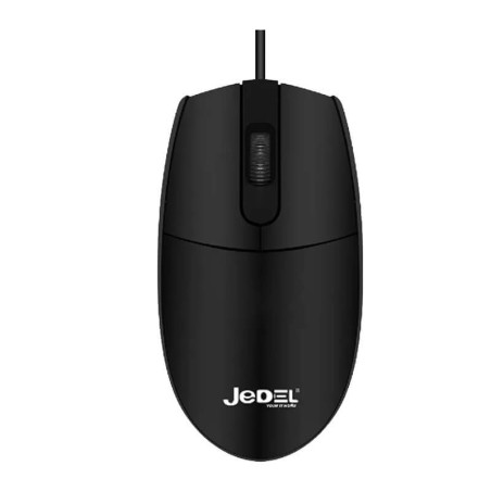 Jedel Mouse W230+ Wired 1000 DPI 3 Buttons Black
