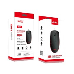Jedel Mouse M81 Wired 1600 DPI 4 Buttons Rgb Black