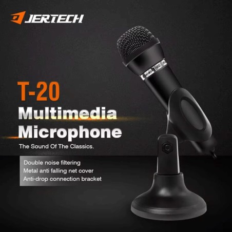 Jertech Microphone T-20 Standalone 3.5MM Jack