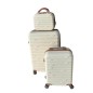 Board-X SUITCASE BAG 3 PIECES SET FOR TRAVEL BEIGE