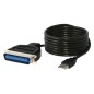 Board-x Cable Usb Male To parallel 1284 Female for printers