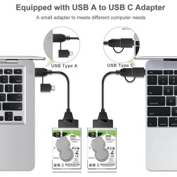 Board-x Cable From Usb, Usb-C Male To Sata Hdd Female