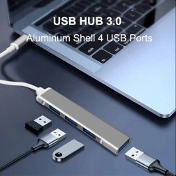 Board-x Hub Usb C Male To 4 Ports Usb A Female