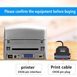 Board-x Cable Usb Male To parallel 1284 Female for printers