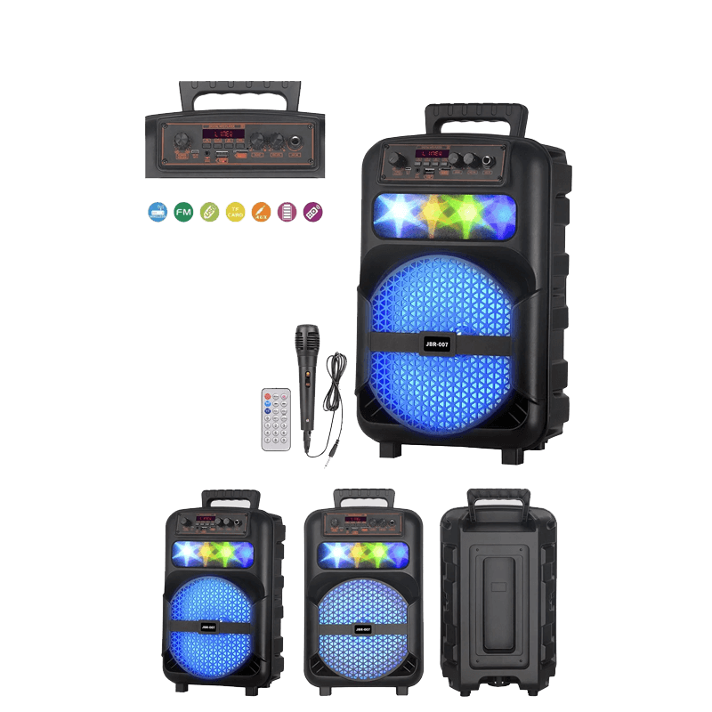 Board-x Speaker Karaoke JBR-007 8 Inch, 1 Microphone Board-x Speaker Karaoke JBR-007 8 Inch, 1 Microphone