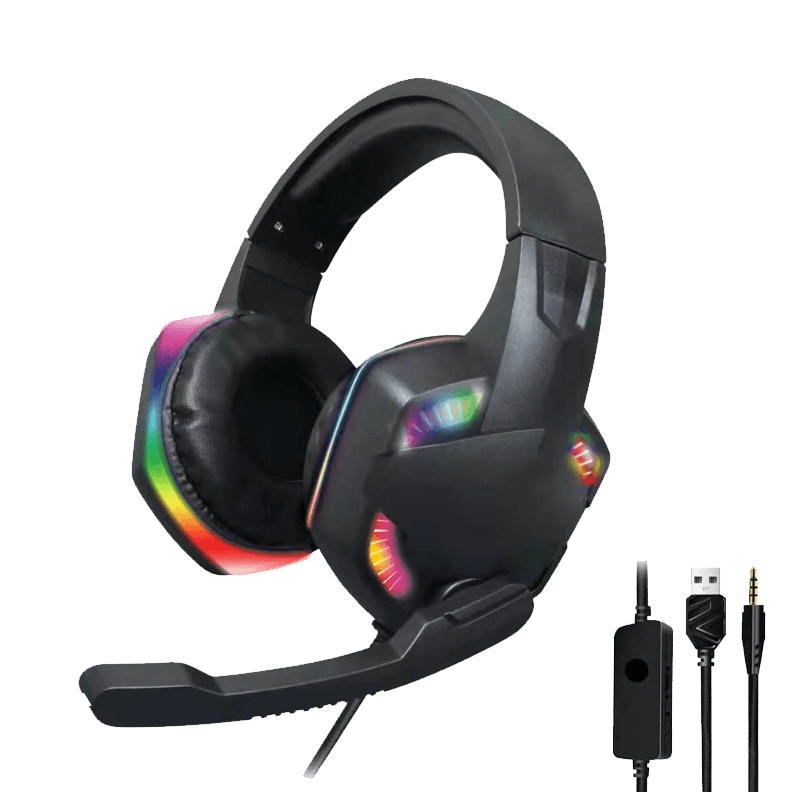 Board-x Headset Ak45 USB, 3.5 JACK WIRED RGB Gaming