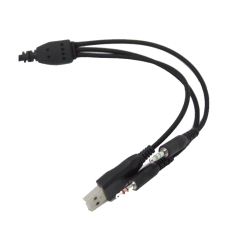 Jedel Headset GH563 2*3.5, USB WIRED RGB BLACK