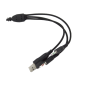 Jedel Headset GH563 2*3.5, USB WIRED RGB BLACK