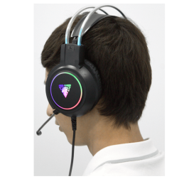 Jedel Headset GH563 2*3.5, USB WIRED RGB BLACK