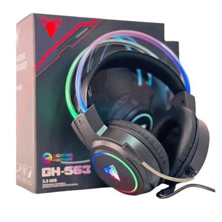 Jedel Headset GH563 2*3.5, USB WIRED RGB BLACK