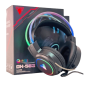 Jedel Headset GH563 2*3.5, USB WIRED RGB BLACK