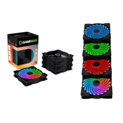 Gamemax Cooling Fan Case 4 In 1 Combo + Remote CL400