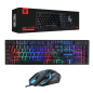 Jedel Keyboard Mouse Combo GK110 EN/AR Wired Gaming Black Jedel Keyboard Mouse Combo GK110 EN/AR Wired Gaming Black