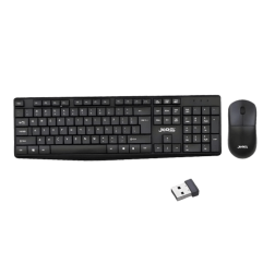 Jedel Keyboard Mouse Combo WS790 EN/AR Wireless Black