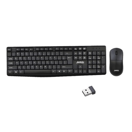 Jedel Keyboard Mouse Combo WS790 EN/AR Wireless Black