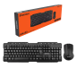 Jertech Keyboard Mouse Combo KM200 EN/AR Wireless Black Jertech Keyboard Mouse Combo KM200 EN/AR Wireless Black