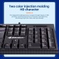 Jertech Keyboard Mouse Combo KM160 EN/AR Wired Black Jertech Keyboard Mouse Combo KM160 EN/AR Wired Black