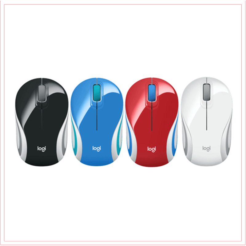 Logitech Mouse Mini M187 2.4Ghz Wireless 1000DPI 3 Buttons