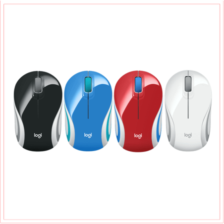Logitech Mouse Mini M187 2.4Ghz Wireless 1000DPI 3 Buttons