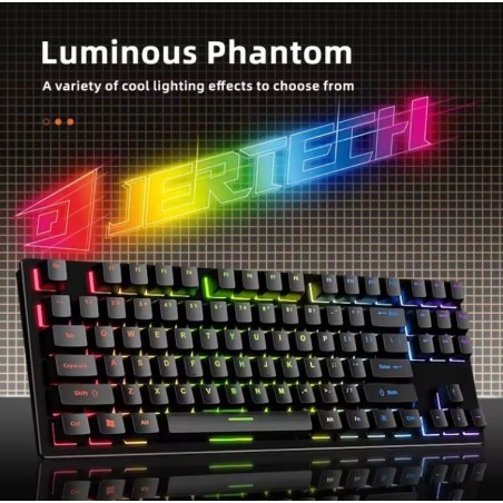 Jertech Keyboard JK510 EN Wired Gaming Mechanical RGB