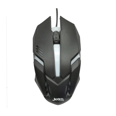 Jedel Mouse M66 Wired Gaming 1000 DPI 3 Buttons RGB Black