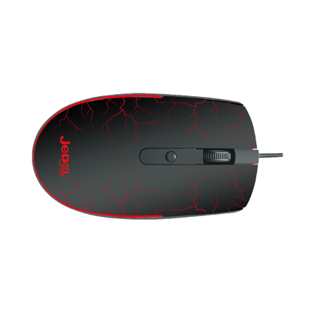 Jedel Mouse M81 Wired 1600 DPI 4 Buttons Rgb Black
