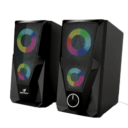 Jertech Speaker S6 USB, 3.5 RGB BLACK